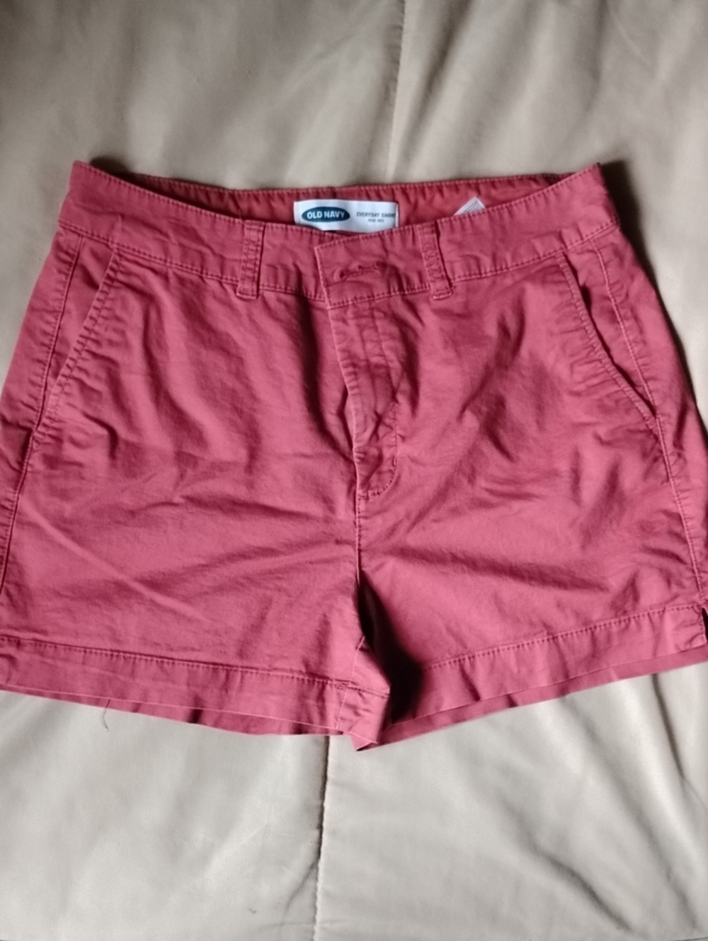Old Navy Women's Brick Red Chino Bermuda Shorts